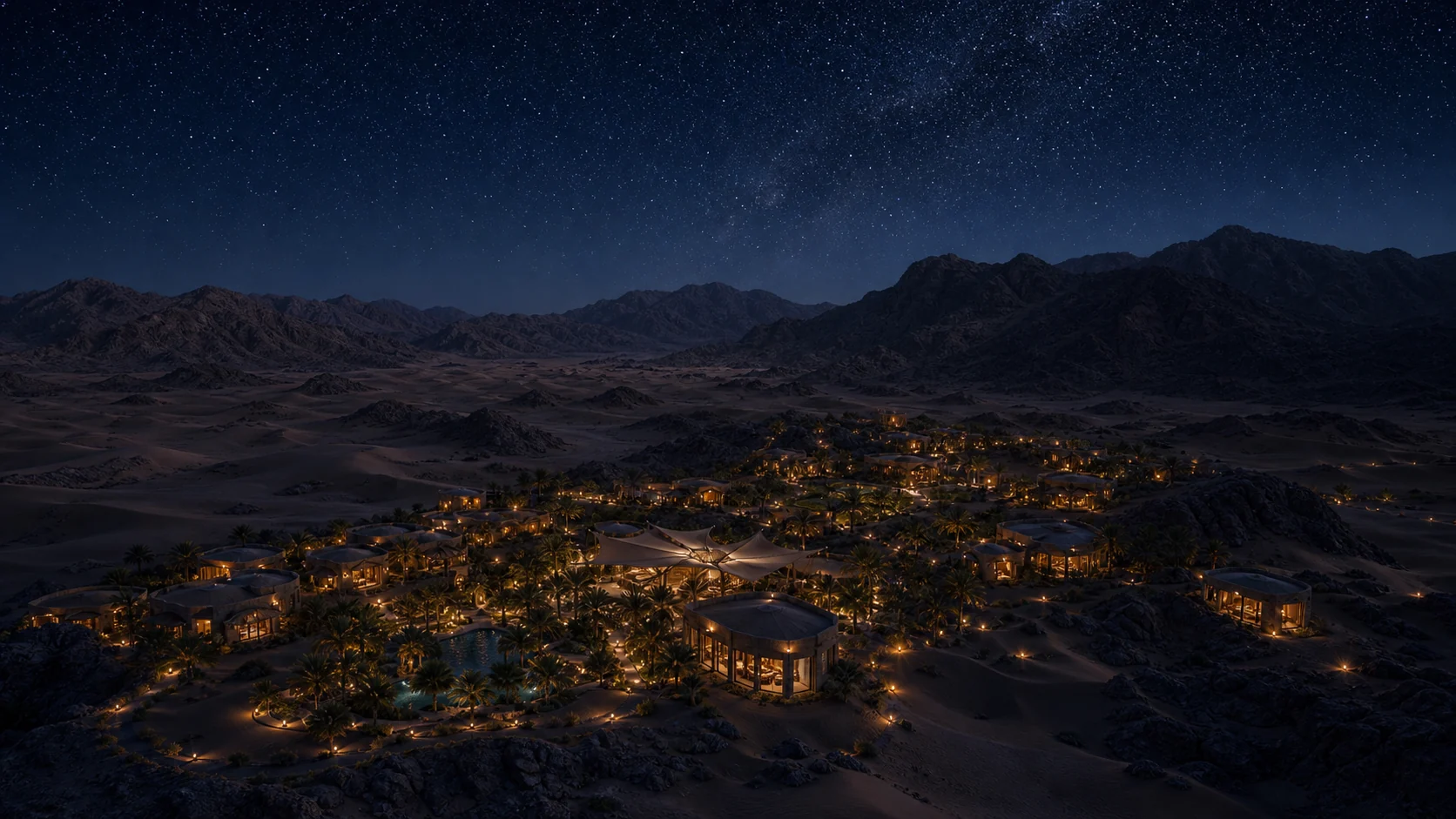 The Resort After Dark